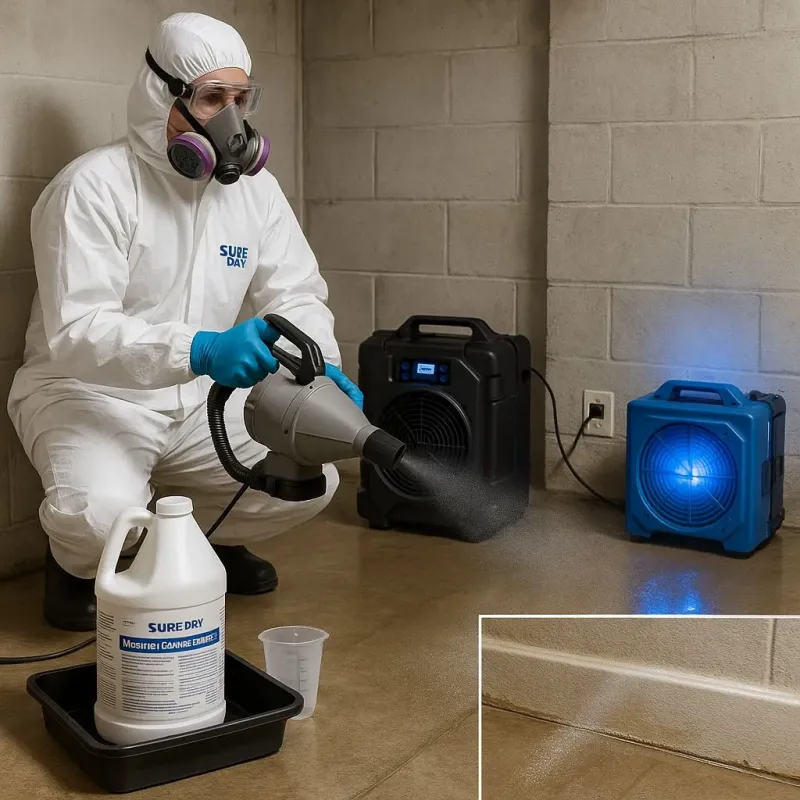 Sanitization and Odor Removal process in East Peoria, IL