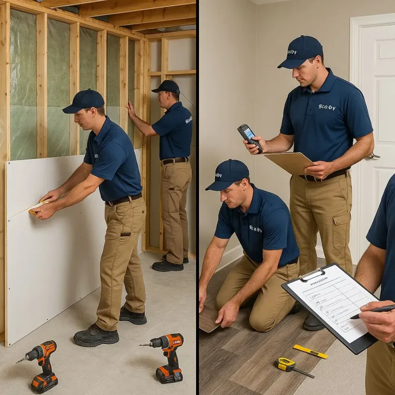 Repairs and Reconstruction process in East Peoria, IL